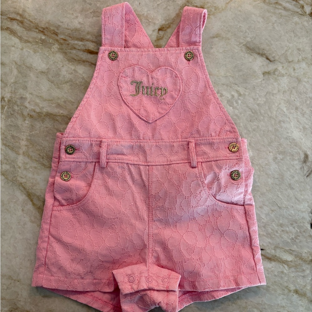 Juicy Couture Pink Kids Overalls